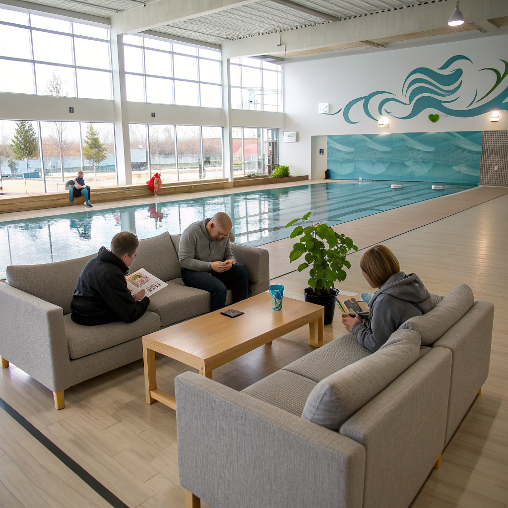 Welcoming community area for members and families